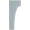 Ekena Millwork 5 1/4"W x 4"D x 10"H Clarksville Wood Vintage Decor Bracket, Driftwood Blue BKTWD05X04X10CVBU - alternate 3